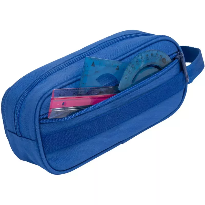 Estojo de lápis macio Oxford 400183522 azul 220x70x90 mm