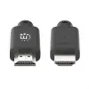 Manhattan 356701 cabo HDMI 2.0, 4K@60Hz, 18 Gbit/s, preto