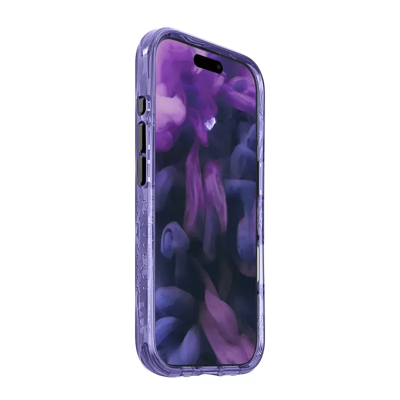 Capa LAUT CRYSTAL MATTER iPhone 17 16 cm violeta transparente