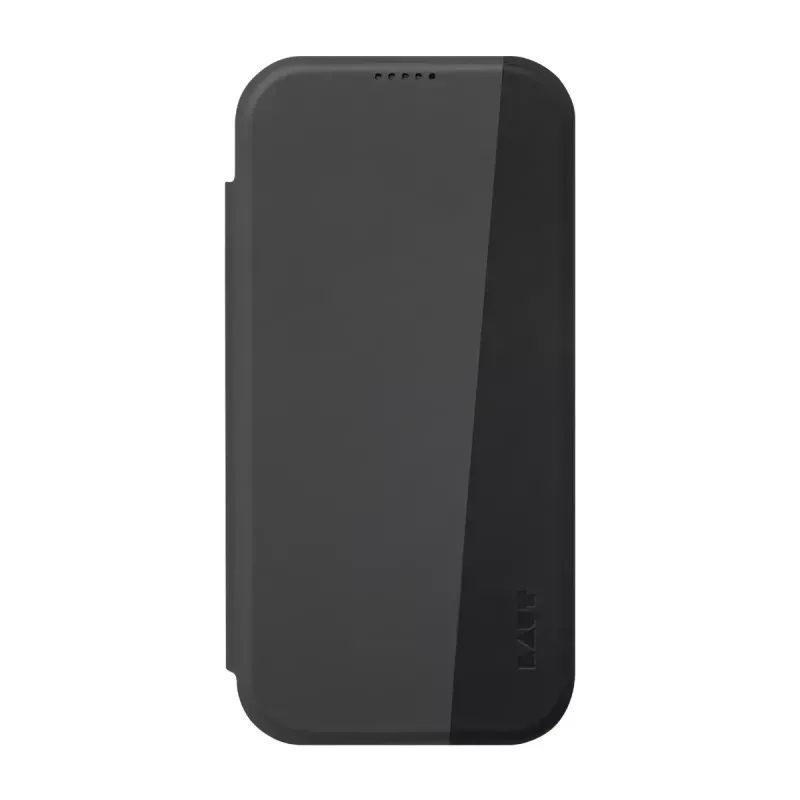 Capa tipo carteira LAUT MAGFOLIO para iPhone 17 16 cm preto