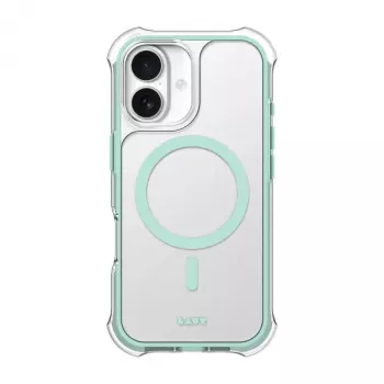 LAUT AERO PROTECT capa para telemóvel menta transparente para iPhone 17