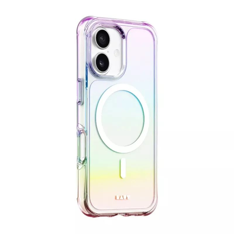 Capa LAUT AERO HOLO iPhone 17 16 cm transparente pérola