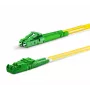 Cabo de ligação de fibra ótica EQUIP E2000/APC para LC/APC 20 m SM duplex OS2 amarelo