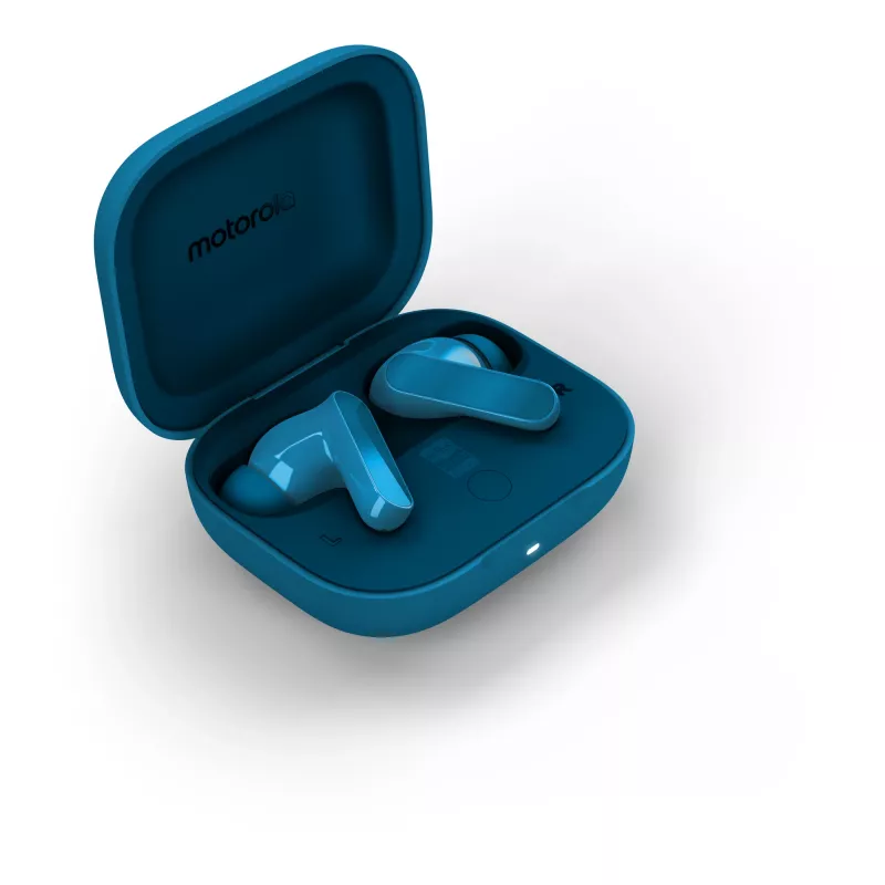 Motorola Moto Buds Bass headset True Wireless Stereo (TWS) auscultadores in-ear chamadas/música Bluetooth azul