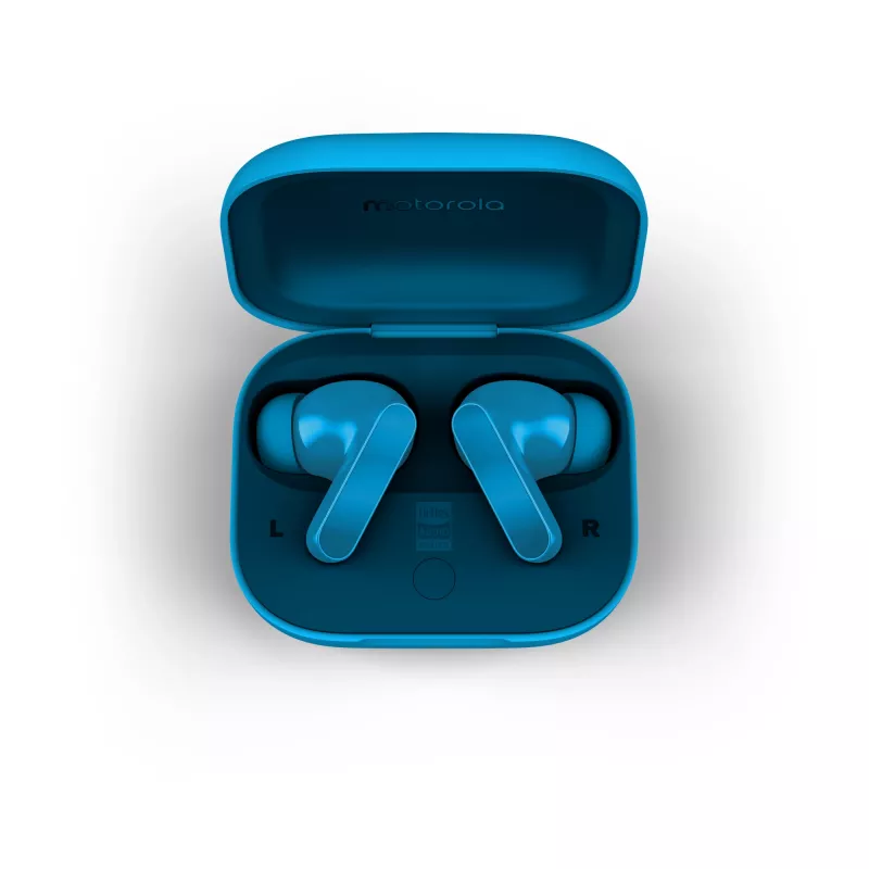 Motorola Moto Buds Bass headset True Wireless Stereo (TWS) auscultadores in-ear chamadas/música Bluetooth azul