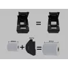 Impressora térmica de recibos EQUIP 58/80 mm com cortador automático, USB/Ethernet/Série, gaveta de dinheiro, 203x203 DPI