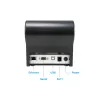 Impressora térmica de recibos EQUIP 58/80 mm com cortador automático, USB/Ethernet/Série, gaveta de dinheiro, 203x203 DPI