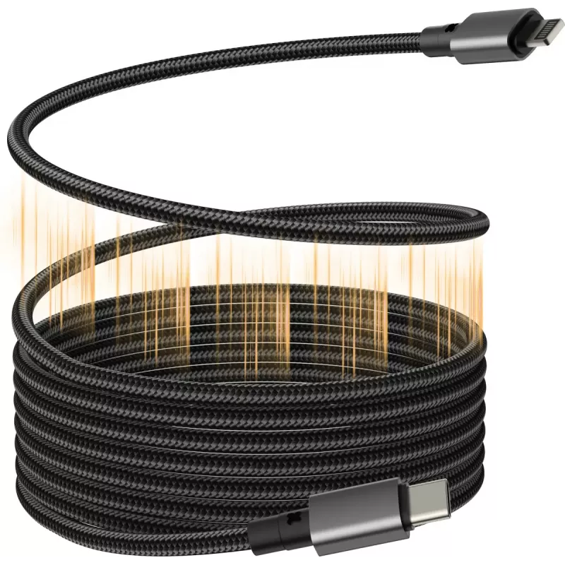 Vision TC 1MLTGMAG/BL cabo Lightning magnético, 1 m, preto