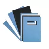 GBC LeatherGrain CE040029 capas de encadernação, A4 (210 x 297 mm), 250 g/m², azul real, cartão com textura de pele, mate