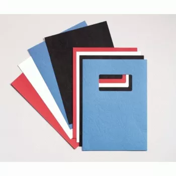 GBC Capas de encadernação LeatherGrain 250 g/m² A4 Vermelho (100)