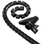 Hama manga para agrupar cabos Easy Cover, 1,5 m, 30 mm, preto conjunto de cabos