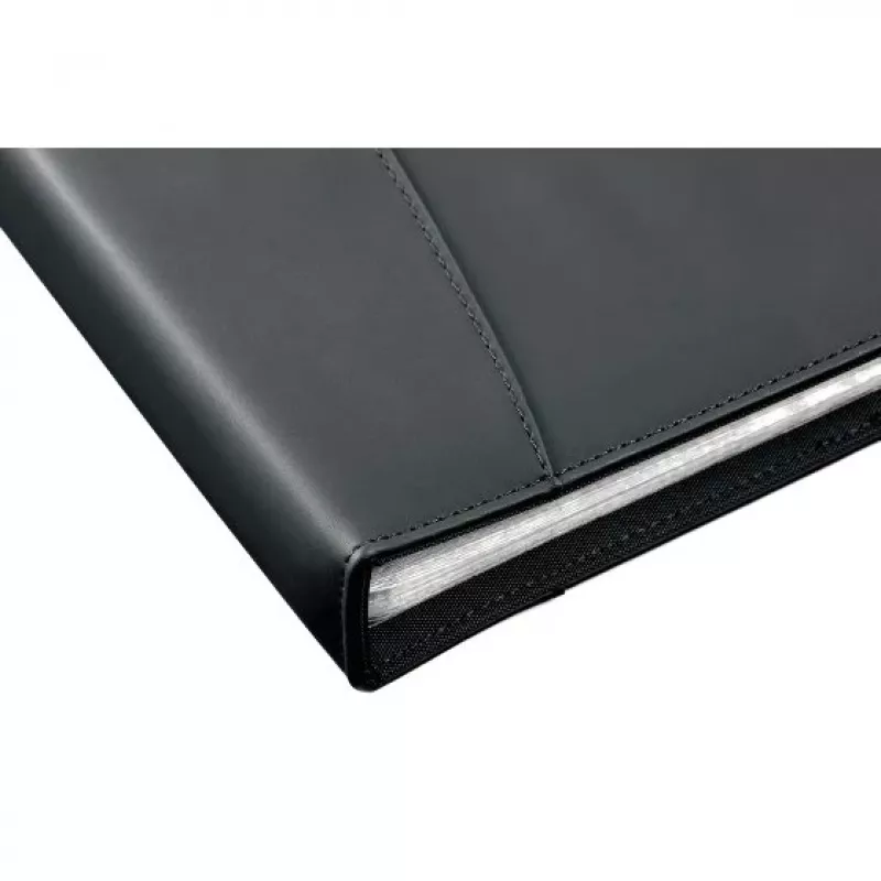 Rexel Soft Touch Smooth 2101189 pasta de apresentação, A4, 36 bolsas, polipropileno (PP), preta