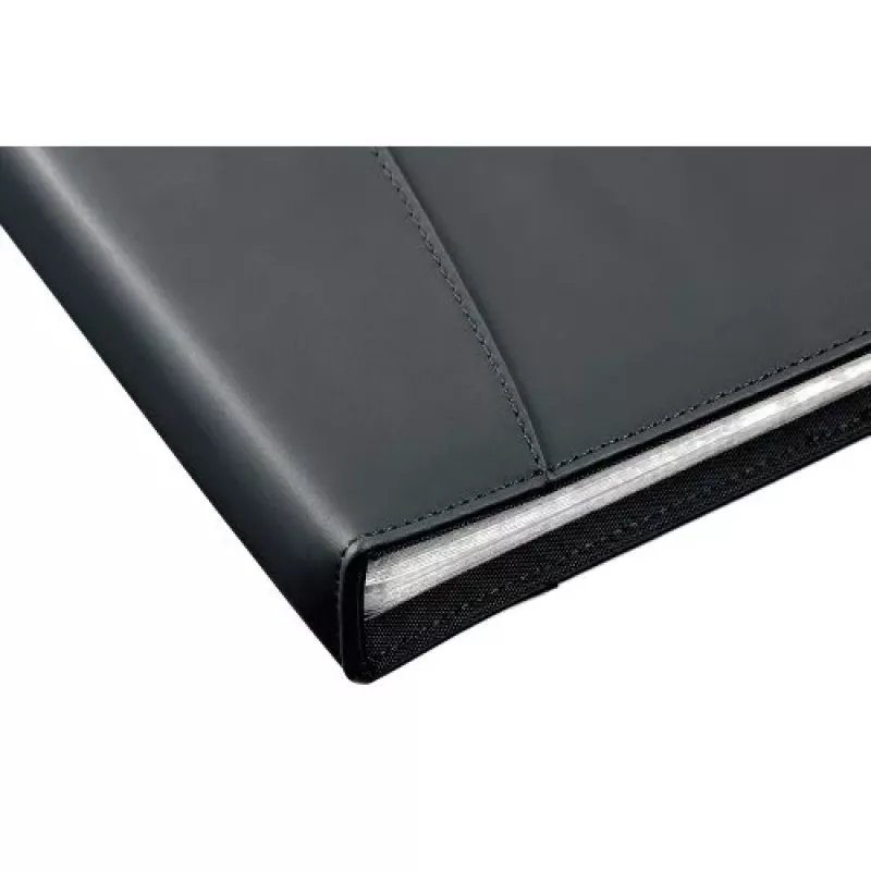 Rexel Soft Touch Smooth 2101189 pasta de apresentação, A4, 36 bolsas, polipropileno (PP), preta