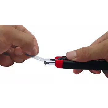 Cutter retrátil Wedo 78 409 preto vermelho