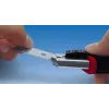 Cutter WEDO 78 418 preto vermelho lâmina retrátil