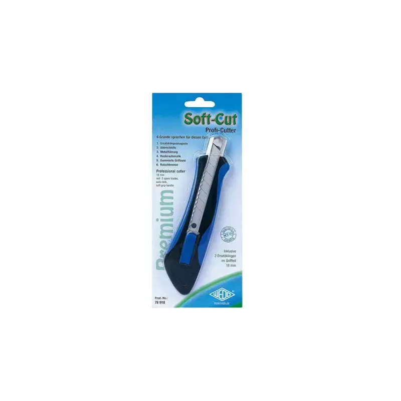Cortador de papel WEDO 78 918 preto azul