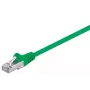 Cabo de rede Goobay 95536 1,5 m Cat5e F/UTP verde