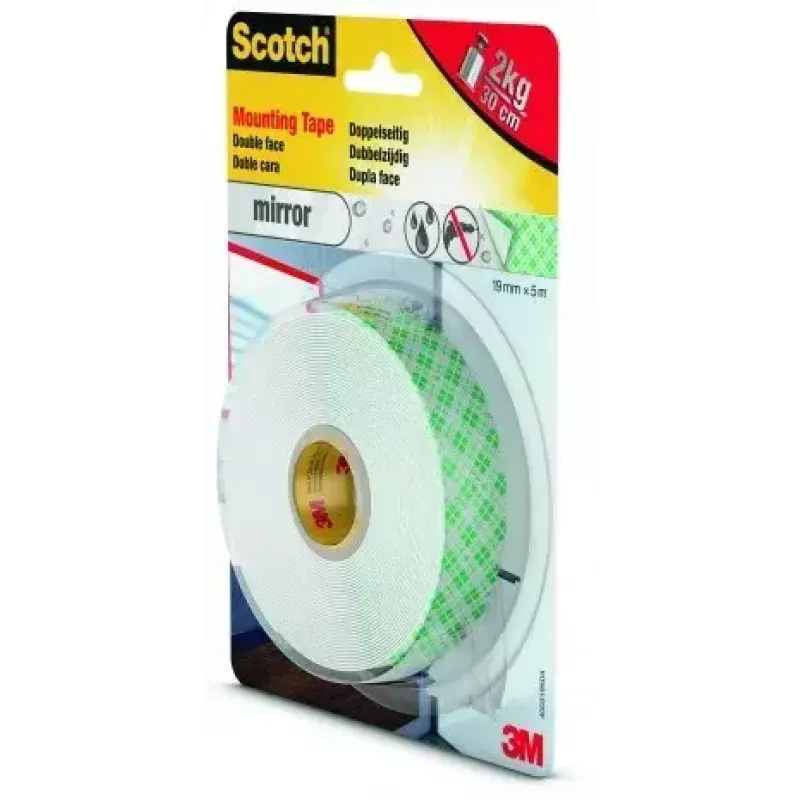 Fita adesiva para papel de carta 3M 40031950 transparente 5 m forte aderência 19 mm