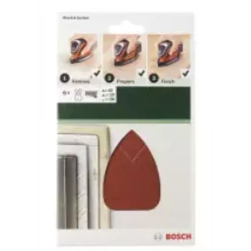 Folhas de lixa Bosch 2609256A70 5 unid. Suíça