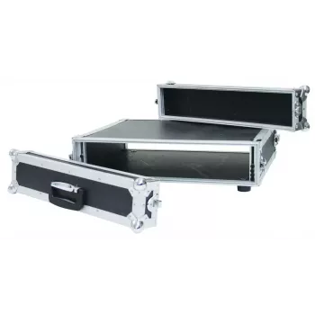 Flightcase Roadinger 30107200 contraplacado preto prateado 5,2 kg