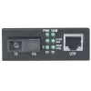 Intellinet 510530 conversor de suporte Fast Ethernet WDM, de 10/100Base-TX (RJ-45) para 100Base-FX (SC) monomodo, 20 km (12,4 mi), Rx1310/Tx1550 nm