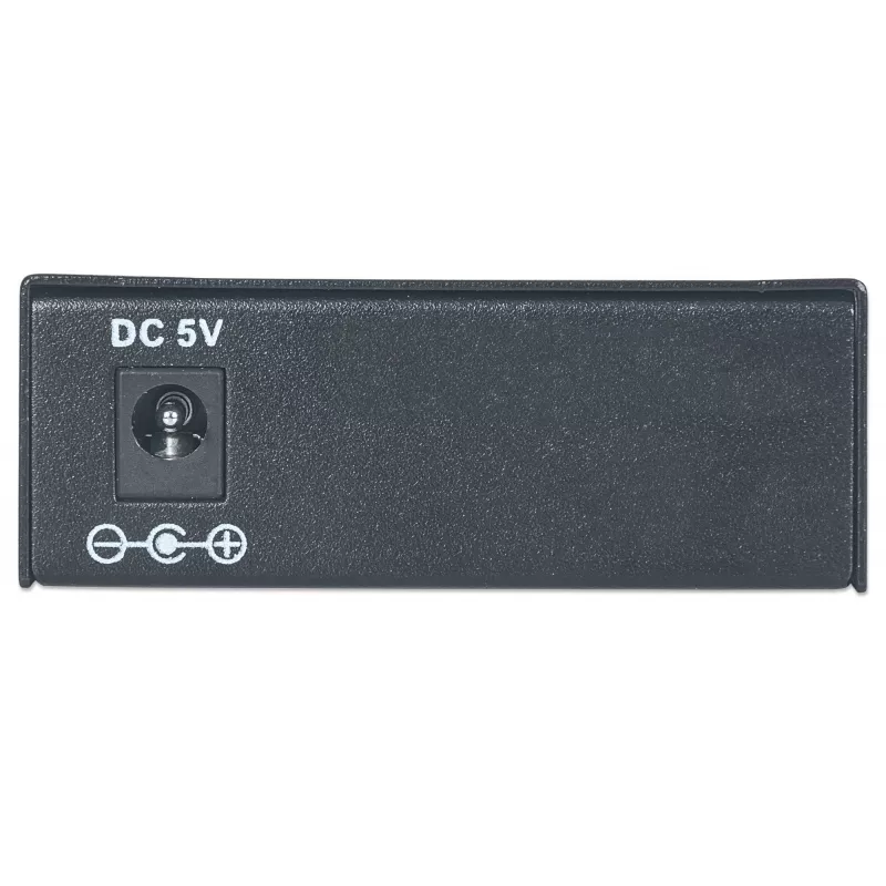 Intellinet 510530 conversor de suporte Fast Ethernet WDM, de 10/100Base-TX (RJ-45) para 100Base-FX (SC) monomodo, 20 km (12,4 mi), Rx1310/Tx1550 nm