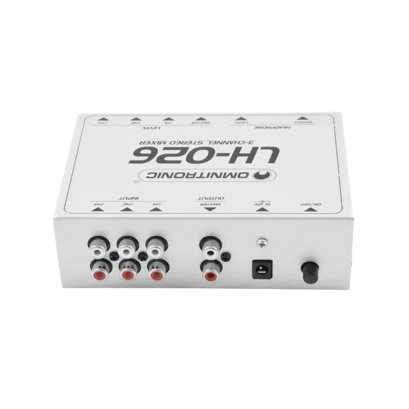 Misturadora de áudio Omnitronic 10355026 3 canais 20 - 20000 Hz branco