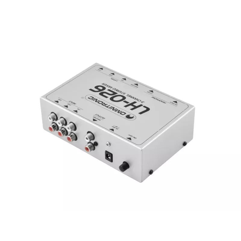 Misturadora de áudio Omnitronic 10355026 3 canais 20 - 20000 Hz branco