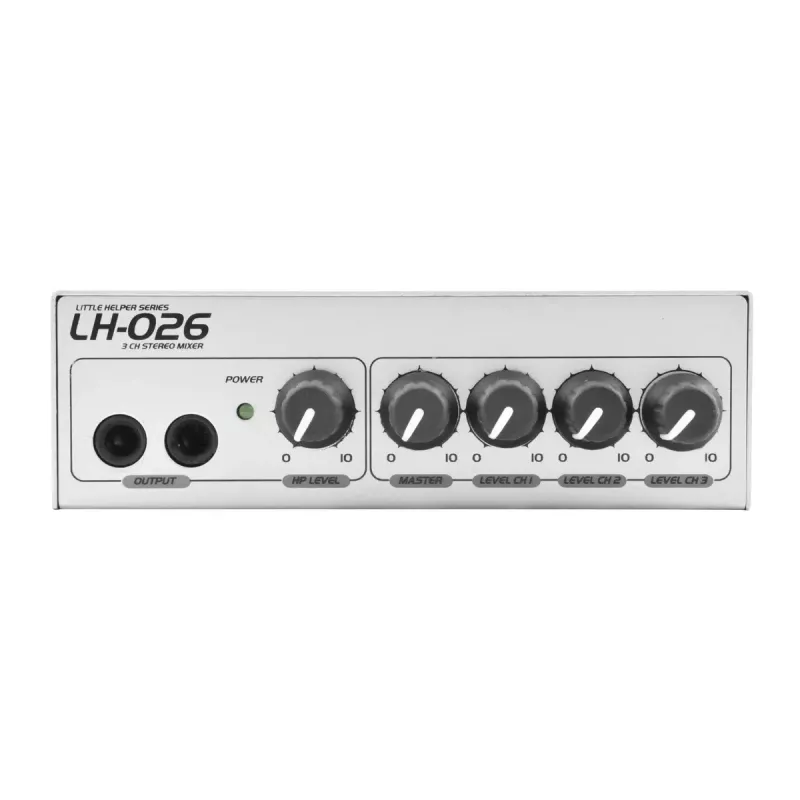 Misturadora de áudio Omnitronic 10355026 3 canais 20 - 20000 Hz branco