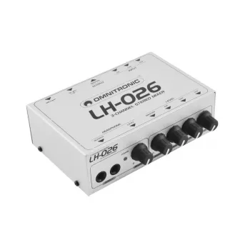Misturadora de áudio Omnitronic 10355026 3 canais 20 - 20000 Hz branco