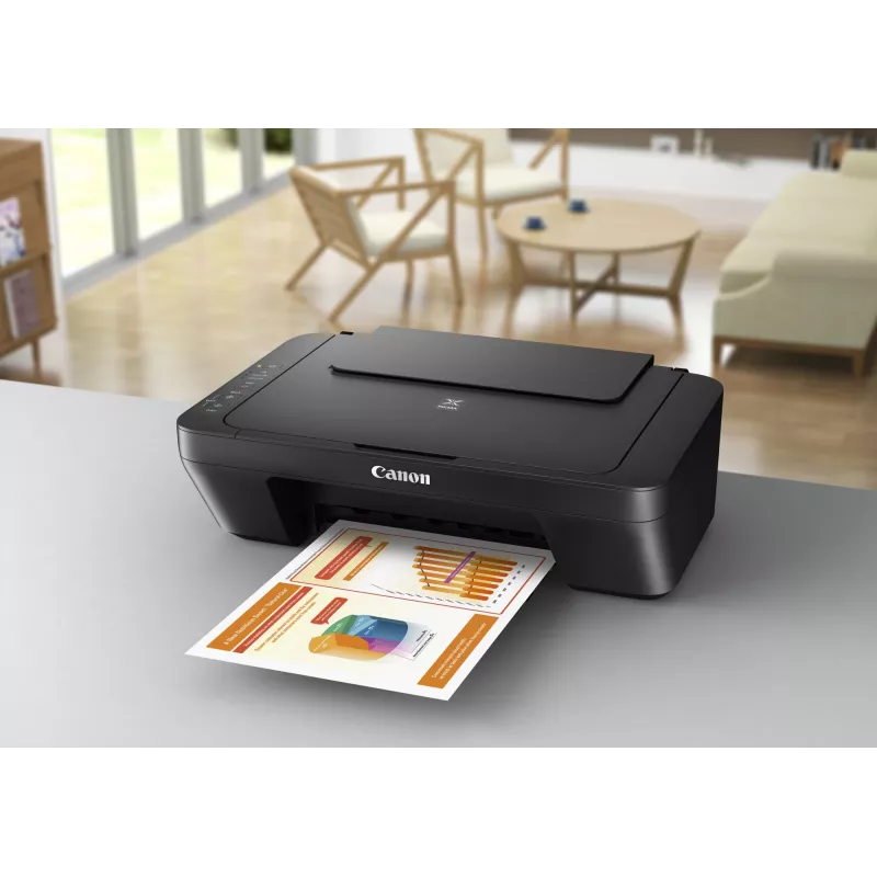 Impressora multifunções de jato de tinta Canon PIXMA MG2555S — A4, 4800 x 600 dpi, digitalizador 600 x 1200 dpi, USB, preto