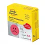 Etiqueta autocolante Avery 3859 redonda permanente vermelho 250 unid.