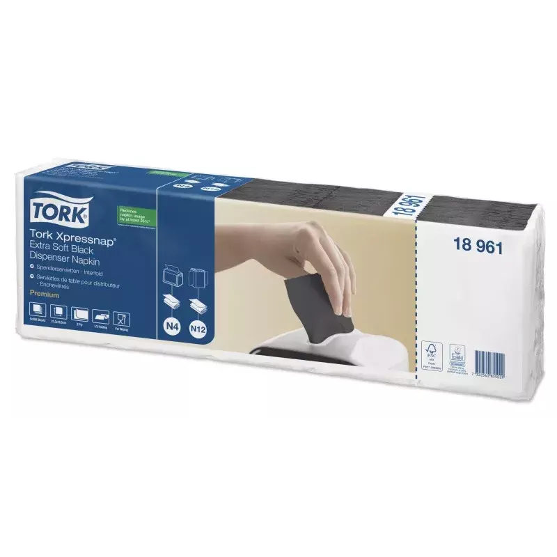 Guardanapos de papel Tork 18961 preto 1000 unid.