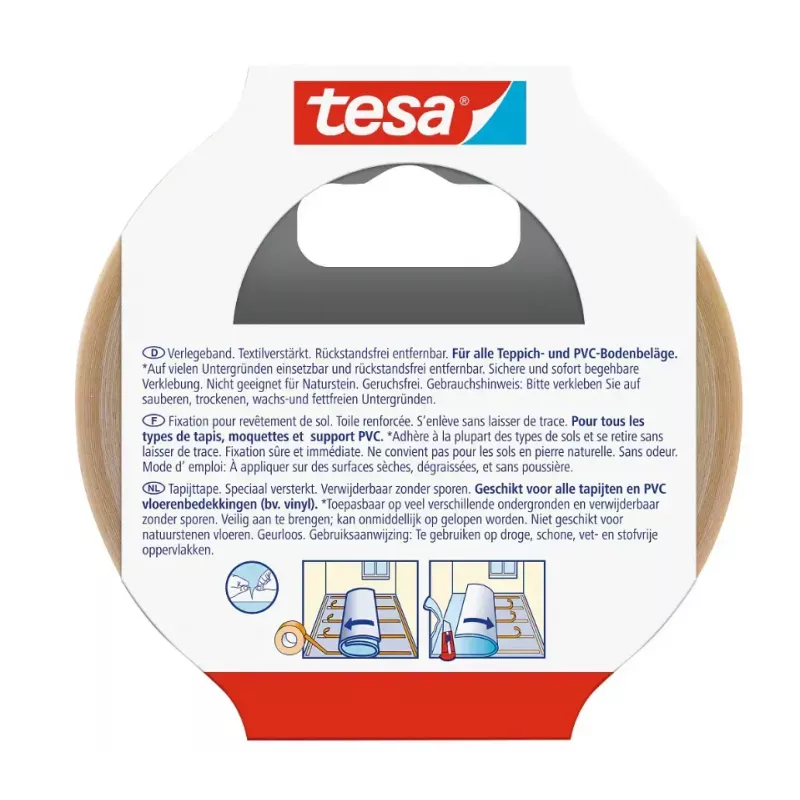 Fita adesiva Tesa 55731-00011-11 branco, polipropileno (PP), 10 m x 50 mm, para marcação, uso interior