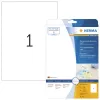 Etiqueta autoadesiva HERMA A4 retangular permanente transparente