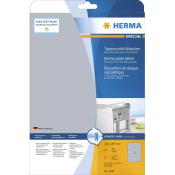 Etiqueta autoadesiva retangular HERMA 4593