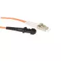 ACT 10 metros cabo de patch de fibra ótica LSZH Multimode 62.5/125 OM1 duplex com fichas MTRJ e LC
