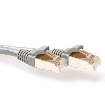 ACT cinzento 7 metros cabo de patch SFTP CAT6A sem patilha com fichas RJ45