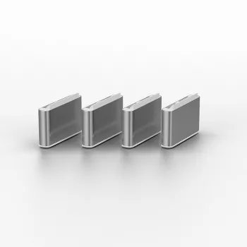 Bloqueador de porta USB Type-C Lindy (sem chave) – pack de 10, branco