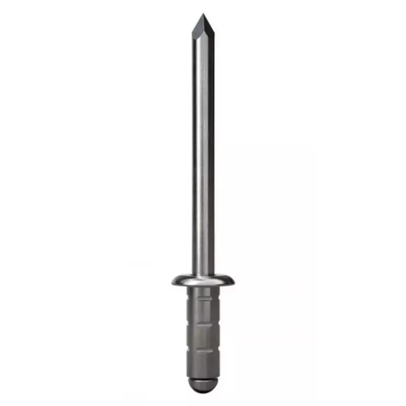 Rebite cego GESIPA 1432060 aço inoxidável cinzento 6,5 mm cabeça 3,2 mm haste 8 mm comprimento