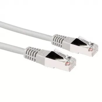 Cabo de rede ACT cinzento 10 metros LSZH F/UTP CAT5E com fichas RJ45