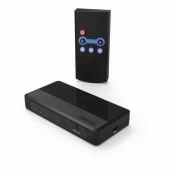 Hama 00121760 comutador de vídeo HDMI preto 1080p DTS-HD Dolby Digital