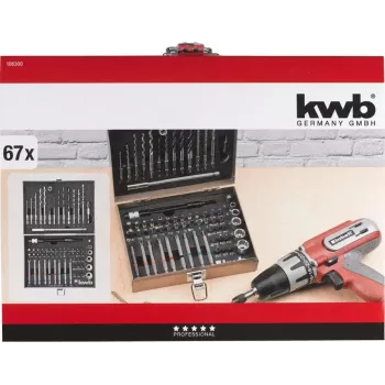 kwb 106300 Conjunto de pontas, 67 pcs