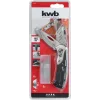 Faca multiusos KWB 016910 faca de lâmina retrátil preta Drop-Point