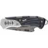Faca multiusos KWB 016910 faca de lâmina retrátil preta Drop-Point