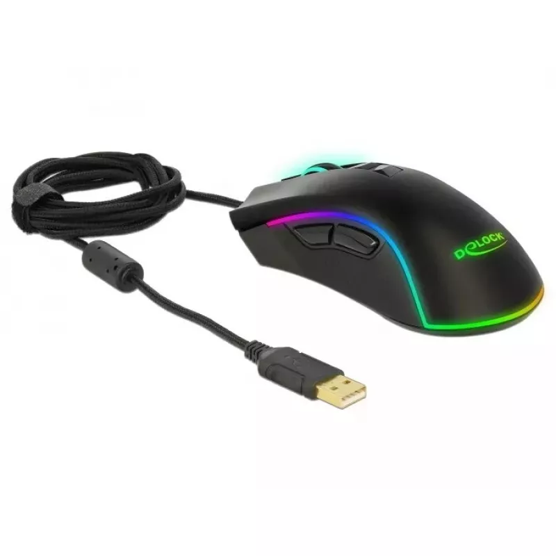Rato gaming DeLOCK 12670 USB Type-A ótico 10000 DPI