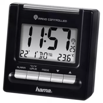 Despertador digital Hama RC200 preto