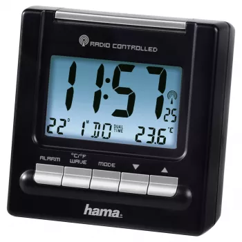 Despertador digital Hama RC200 preto