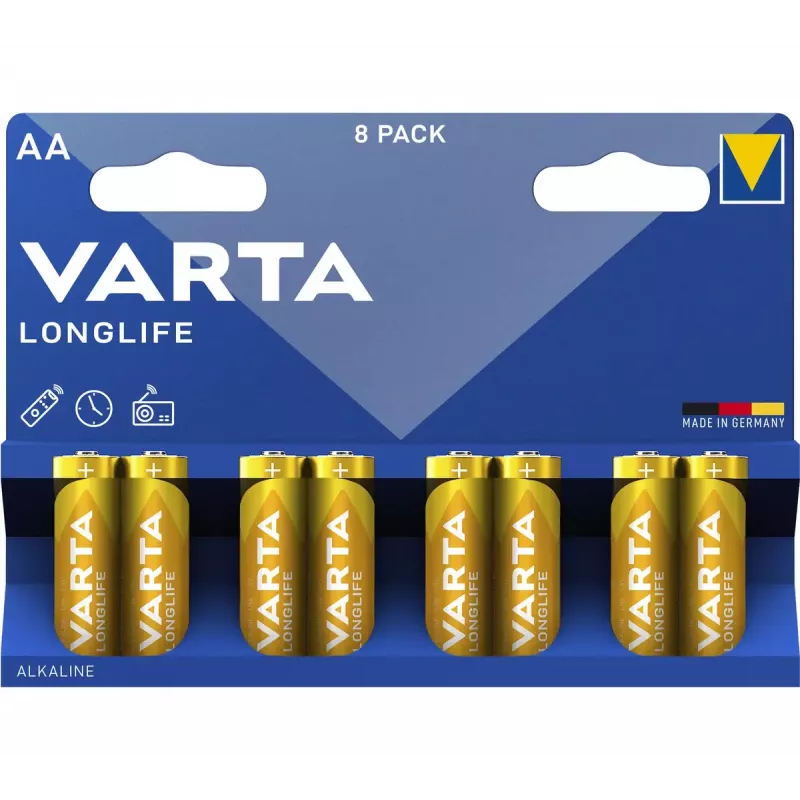 Pilha descartável Varta Longlife AA