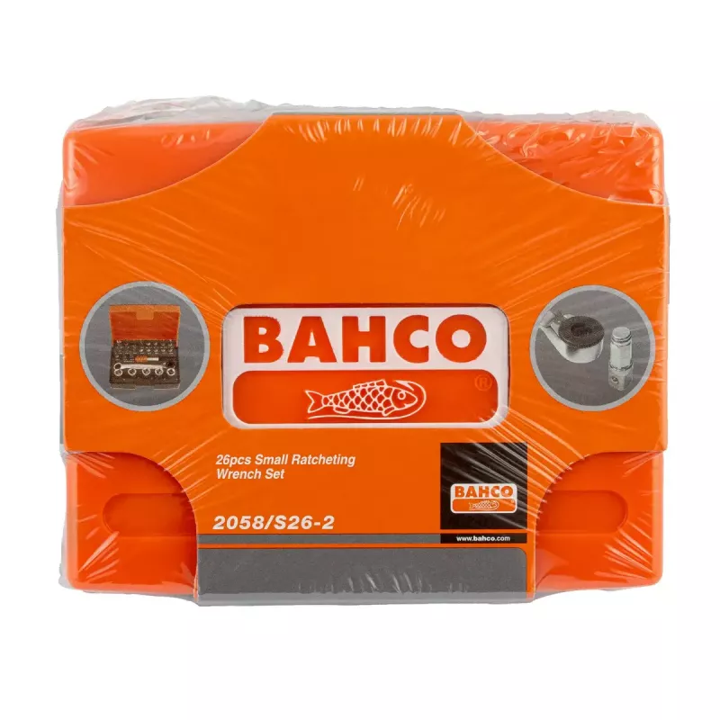 Conjunto de chaves de caixa Bahco 2058/S26-2 peso 270 g
